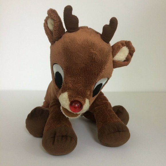 Rudolph The Red Nosed Reindeer Plush Stuffed Animal Island of Misfit Toys 12" - Picture 3 of 12